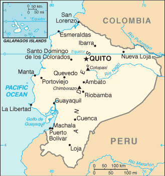 ecuador map