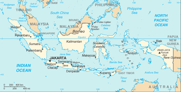 indonesia map