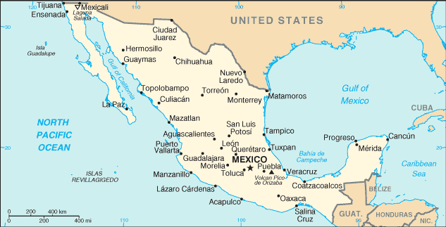 mexico map