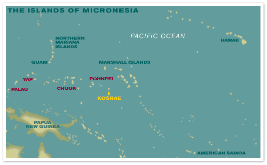 micronesia map